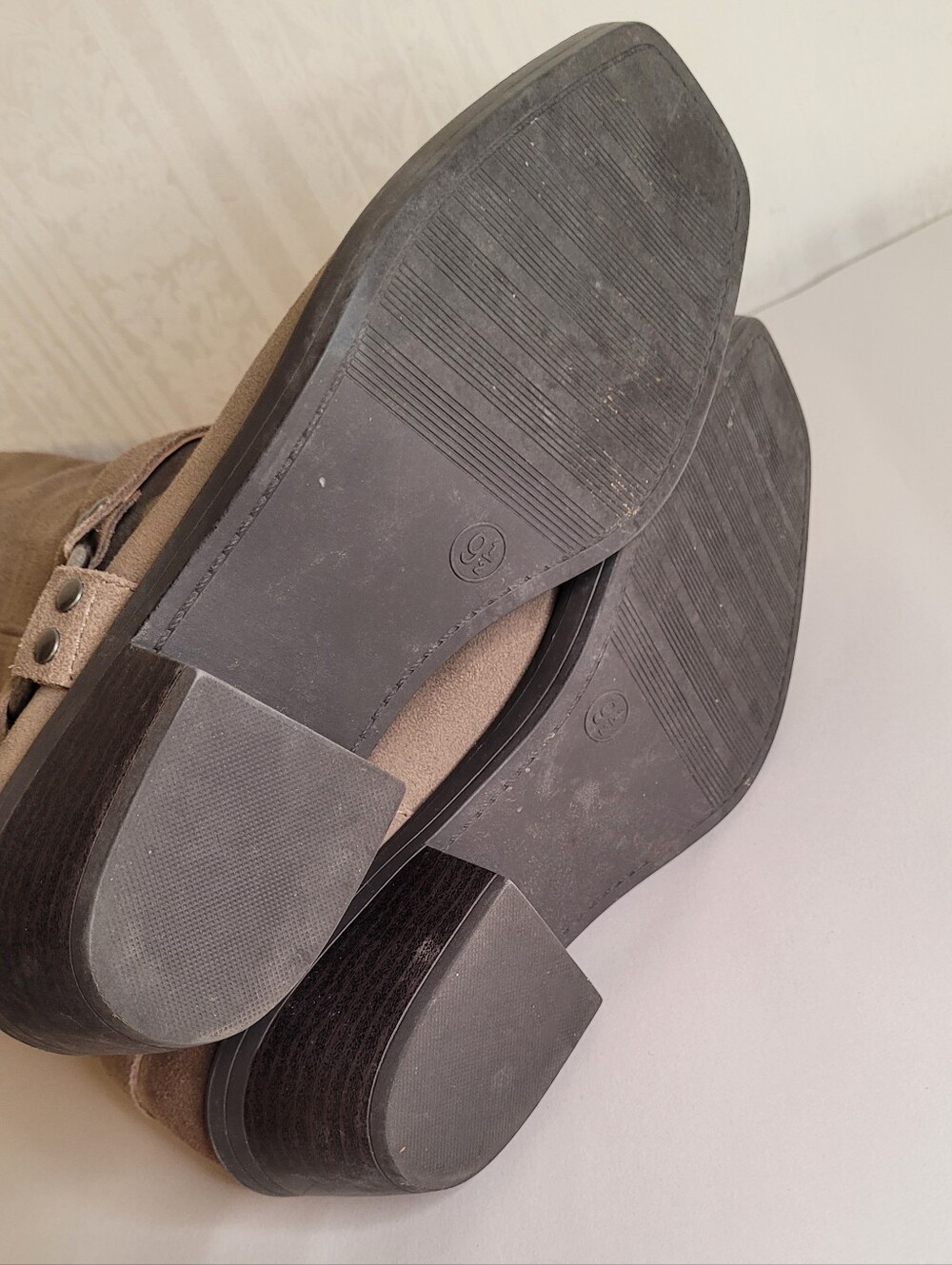 Genuine 1976 Leather Harness Boots 9.5 - Picture 7 of 9